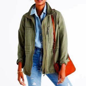 Madewell fatigue green Fleet military jacket